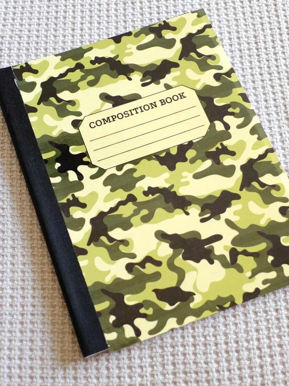 Custom Composition Book, Handmade, College, school, colorful, students, camo